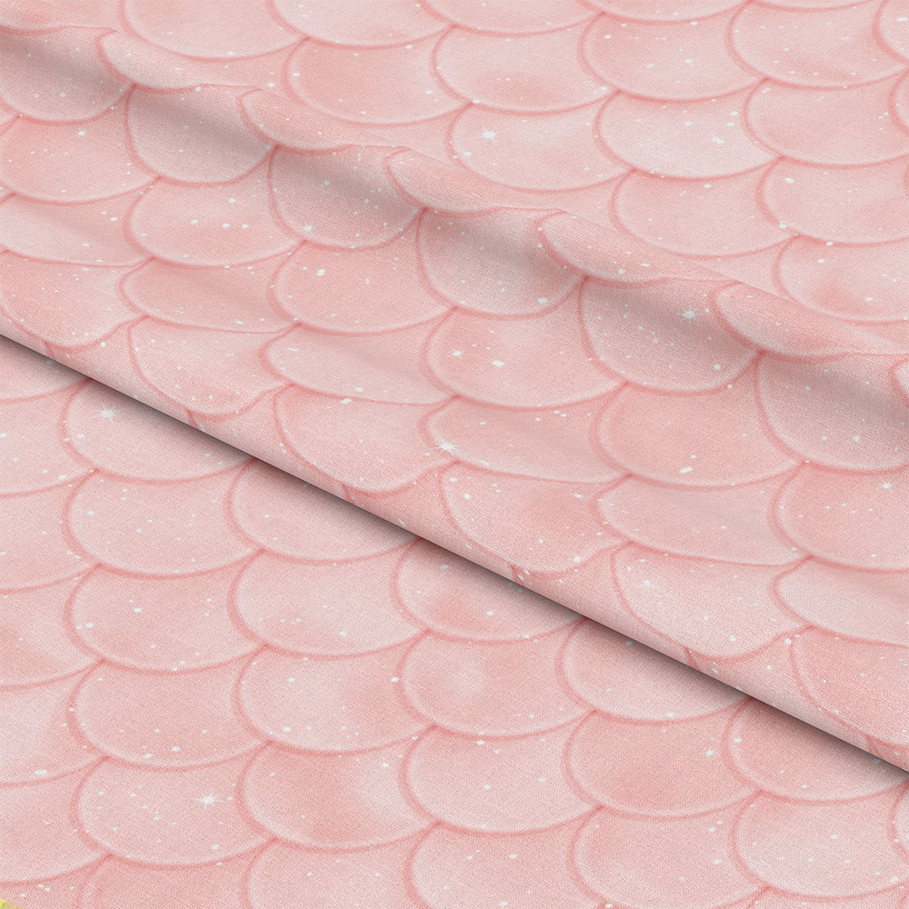 Mermaid Scales Pattern 30 Quilting Cotton Fabric
