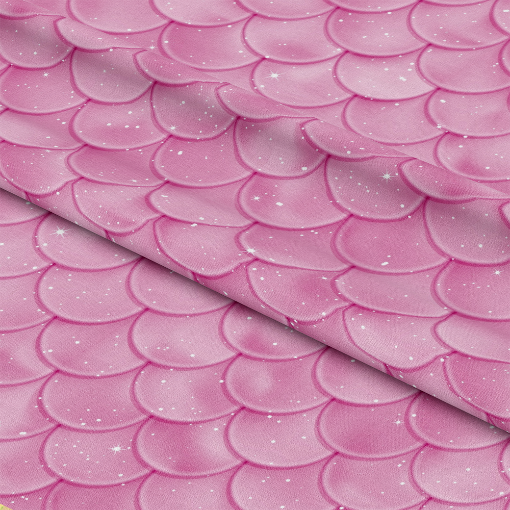 Mermaid Scales Pattern 38 Quilting Cotton Fabric