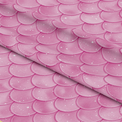 Mermaid Scales Pattern 38 Quilting Cotton Fabric