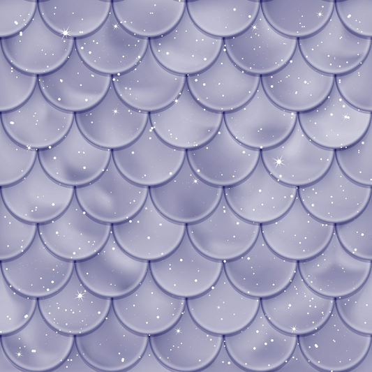 Mermaid Scales Pattern 58 Quilting Cotton Fabric