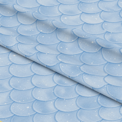 Mermaid Scales Pattern 63 Quilting Cotton Fabric