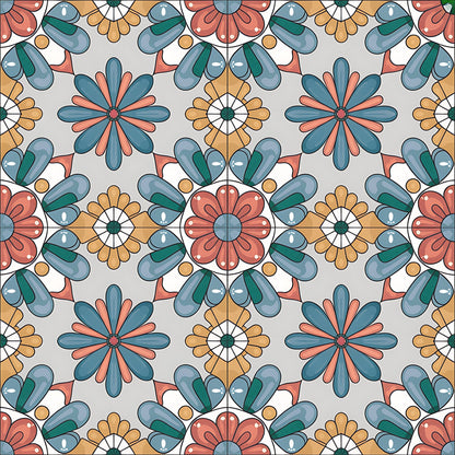 Fiesta Tiles Pattern 19 Minky Fabric