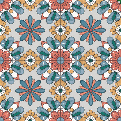 Mexican Talavera Pattern 19 Quilting Cotton Fabric