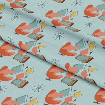 Mid-Century Modern Pattern 11 Quilting Cotton Fabric