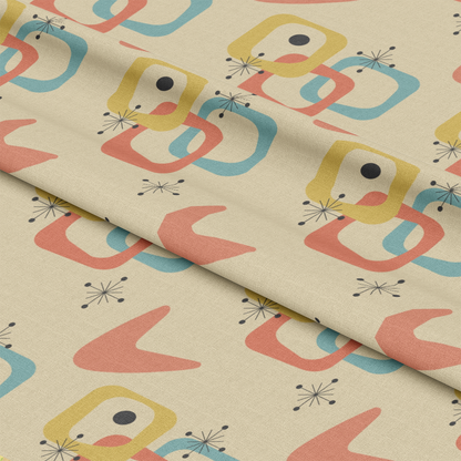 Mid-Century Modern Pattern 14 Quilting Cotton Fabric