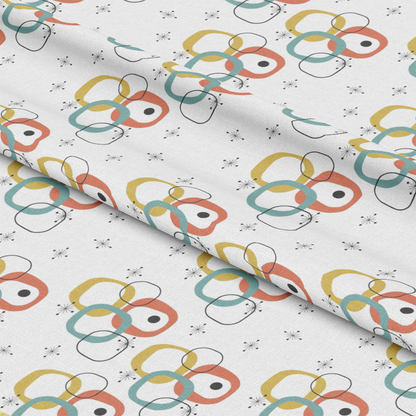 Mid-Century Modern Pattern 16 Quilting Cotton Fabric