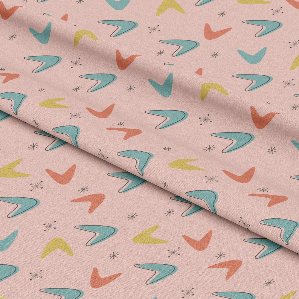 Mid-Century Modern Pattern 1 Quilting Cotton Fabric