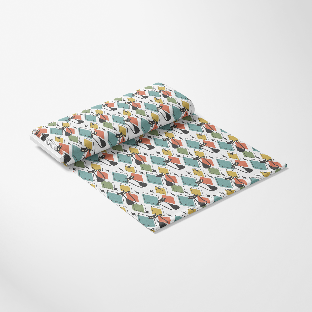 Mid-Century Modern Pattern 19 Quilting Cotton Fabric