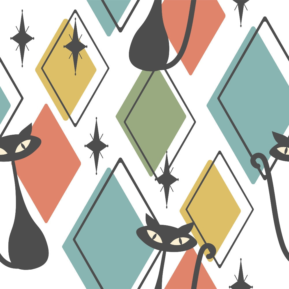Atomic Lounge Pattern 19 Minky Fabric