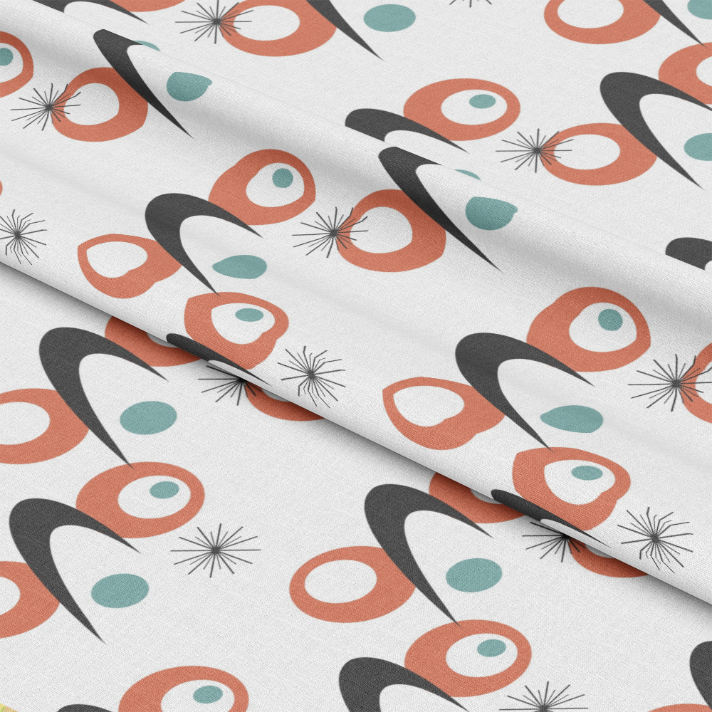 Mid-Century Modern Pattern 22 Quilting Cotton Fabric