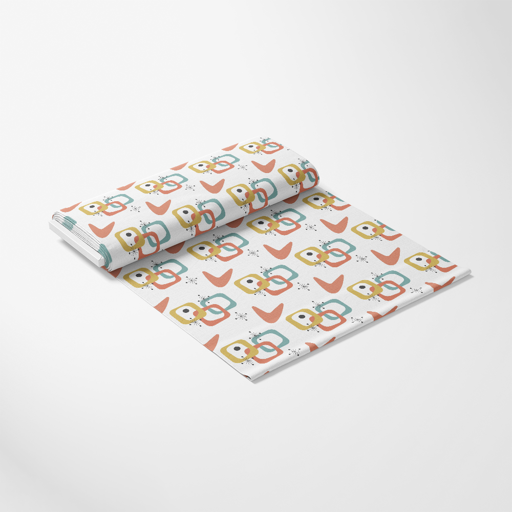 Mid-Century Modern Pattern 23 Quilting Cotton Fabric