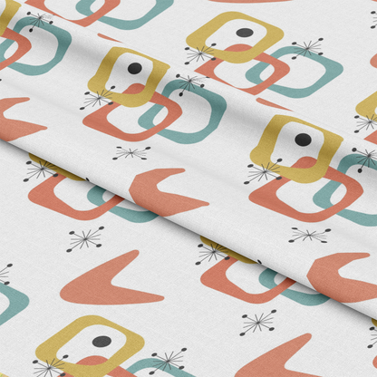Mid-Century Modern Pattern 23 Quilting Cotton Fabric