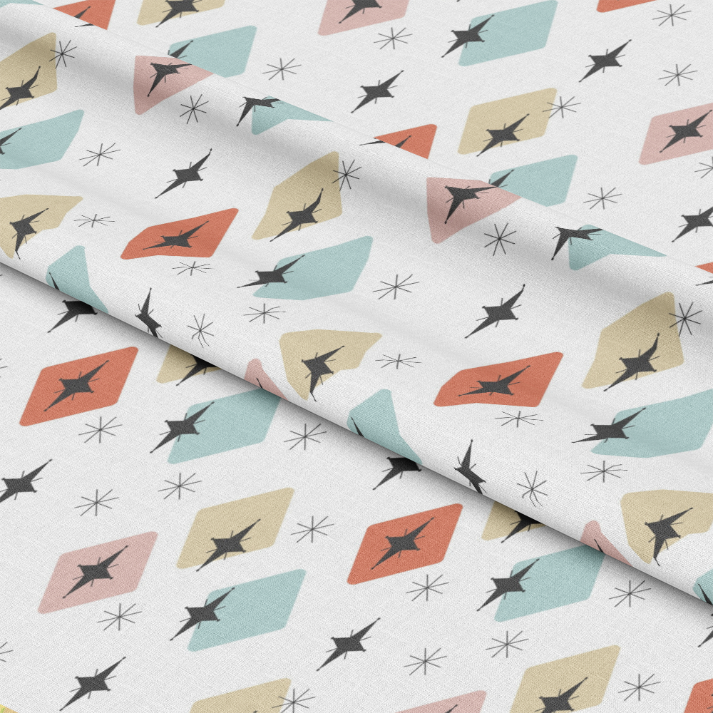 Mid-Century Modern Pattern 25 Quilting Cotton Fabric