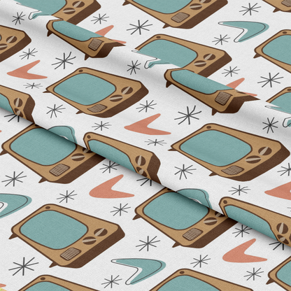 Mid-Century Modern Pattern 27 Quilting Cotton Fabric