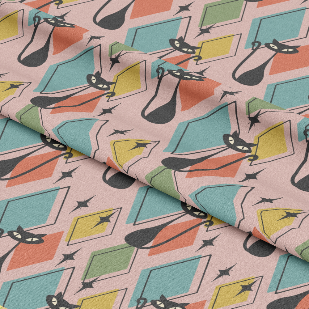 Mid-Century Modern Pattern 29 Quilting Cotton Fabric