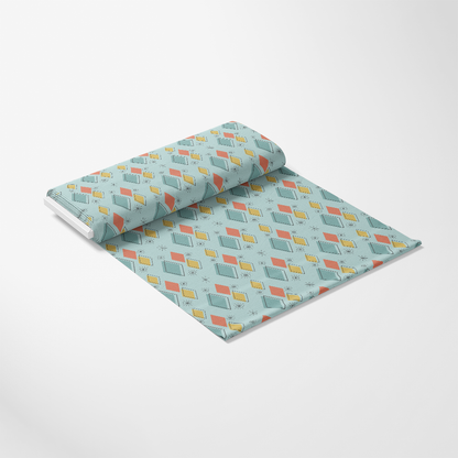 Mid-Century Modern Pattern 30 Quilting Cotton Fabric