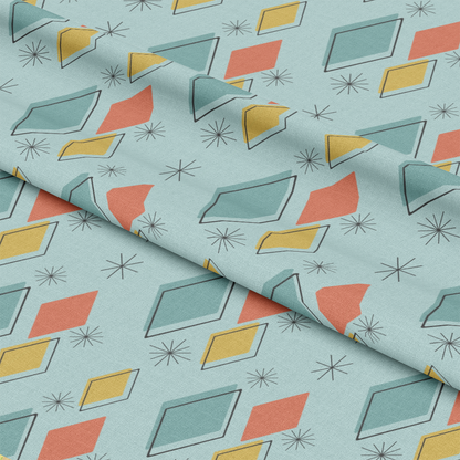 Mid-Century Modern Pattern 30 Quilting Cotton Fabric