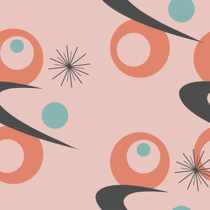 Atomic Lounge Pattern 32 Minky Fabric
