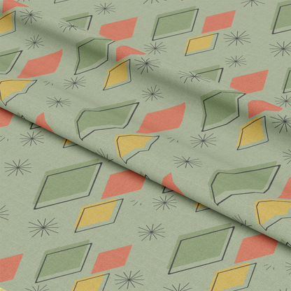 Mid-Century Modern Pattern 33 Quilting Cotton Fabric
