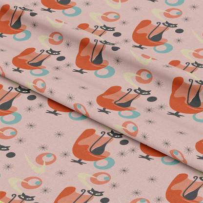 Mid-Century Modern Pattern 34 Quilting Cotton Fabric