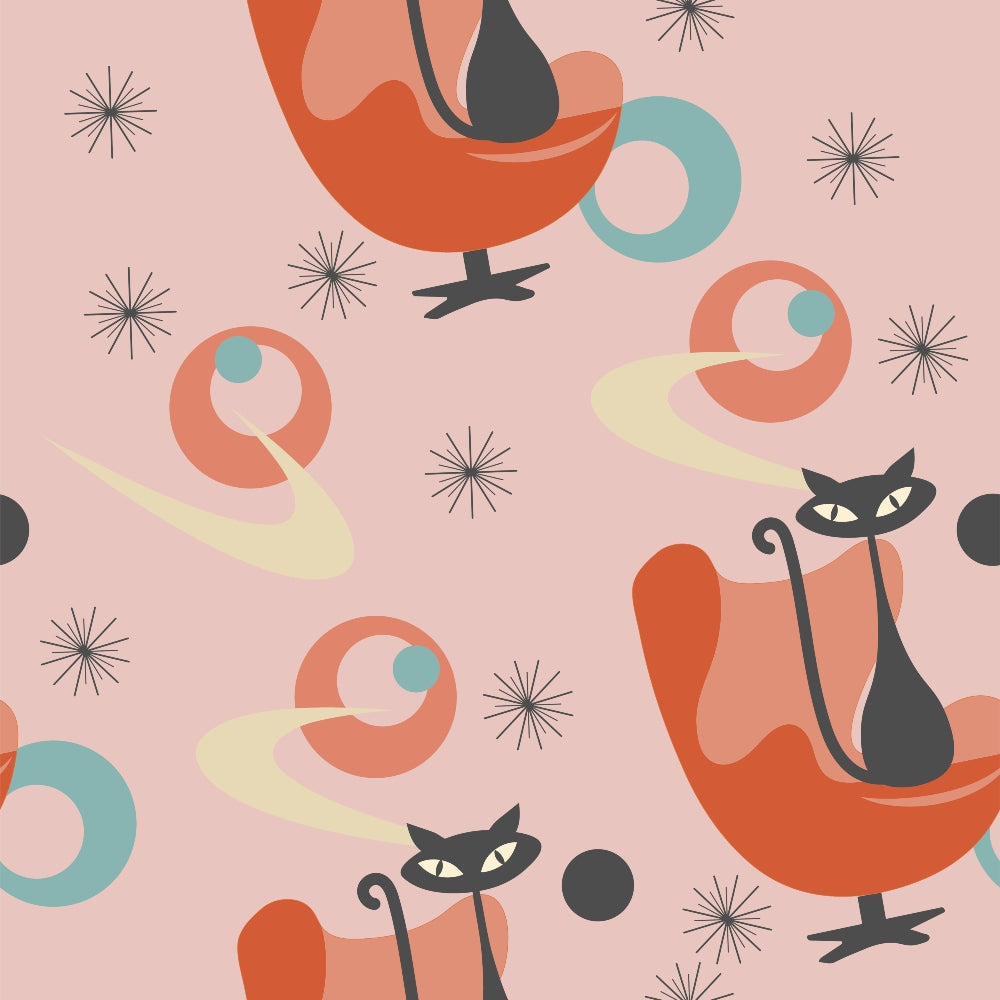 Atomic Lounge Pattern 34 Minky Fabric