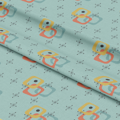 Mid-Century Modern Pattern 3 Quilting Cotton Fabric