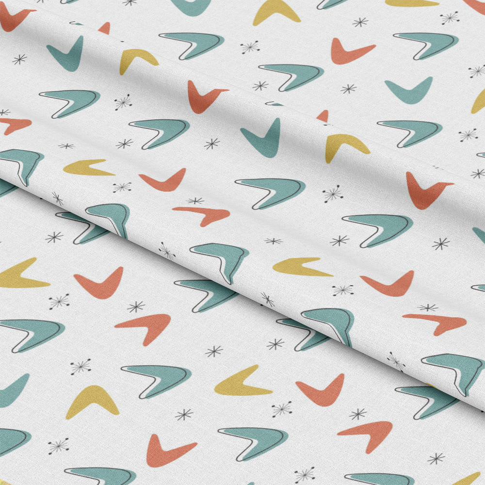Mid-Century Modern Pattern 38 Quilting Cotton Fabric