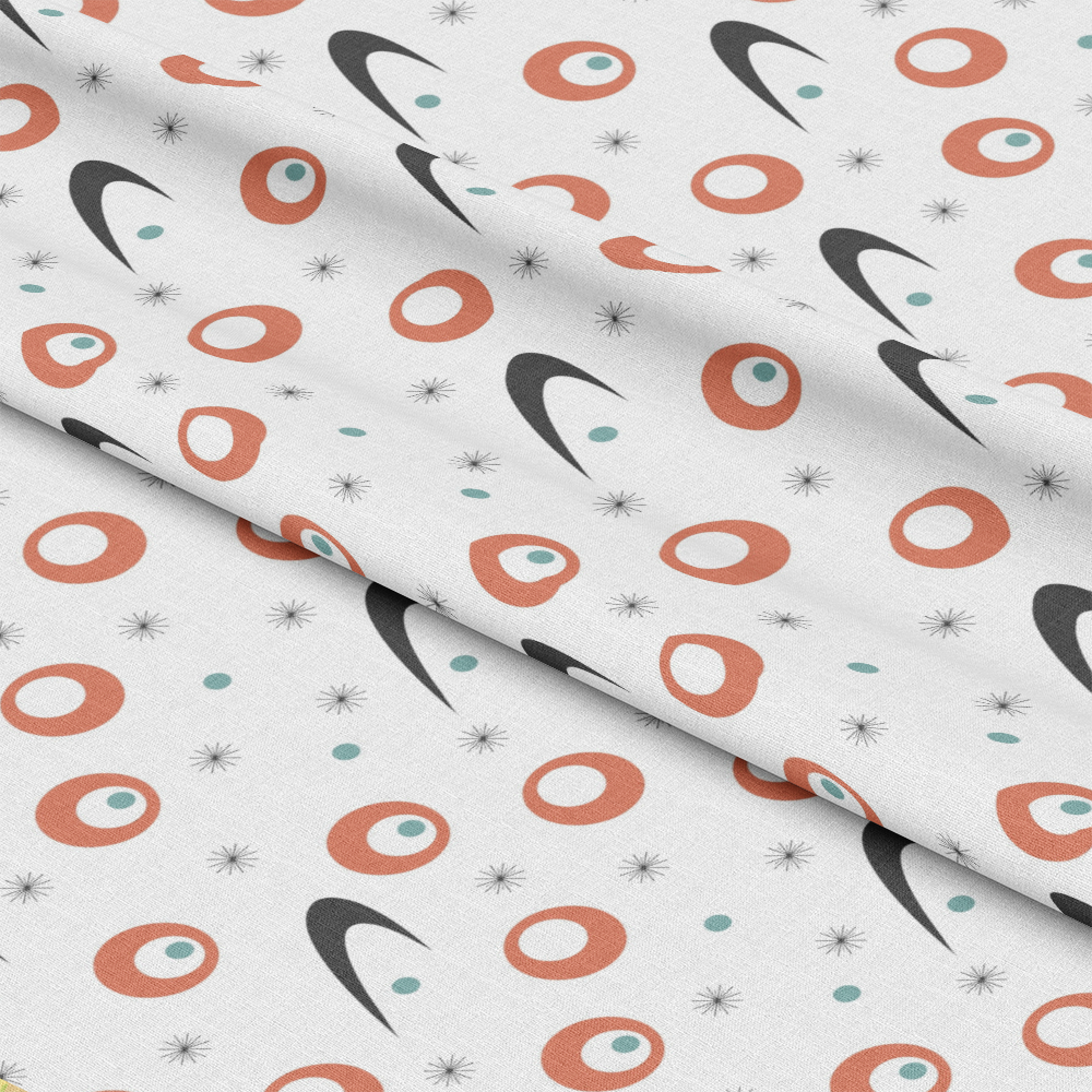 Mid-Century Modern Pattern 39 Quilting Cotton Fabric