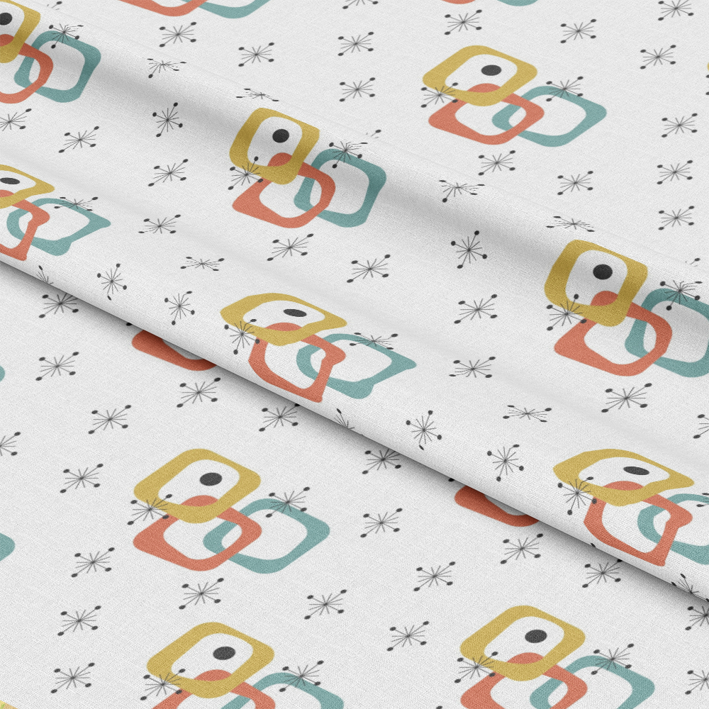 Mid-Century Modern Pattern 40 Quilting Cotton Fabric