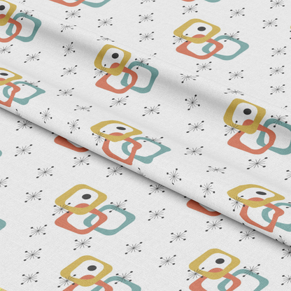 Mid-Century Modern Pattern 40 Quilting Cotton Fabric