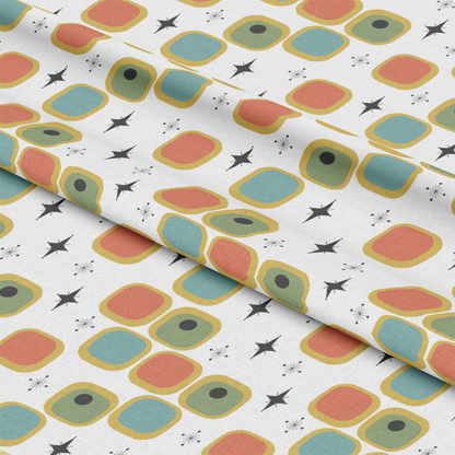 Mid-Century Modern Pattern 41 Quilting Cotton Fabric