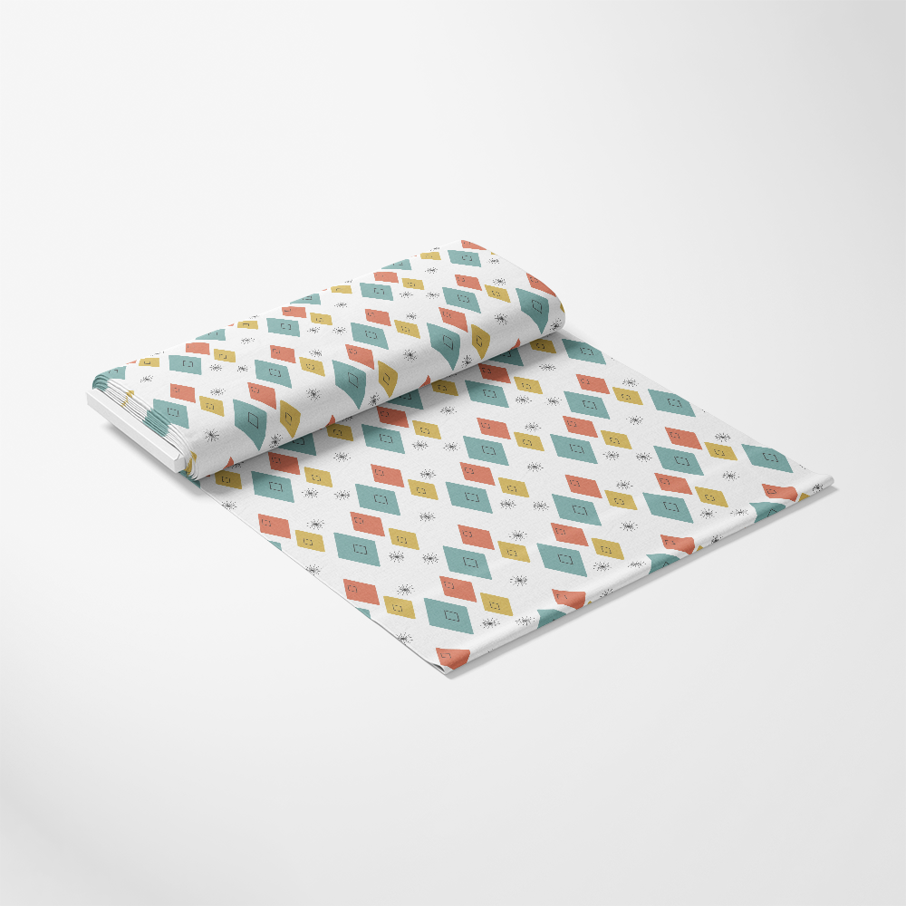 Mid-Century Modern Pattern 43 Quilting Cotton Fabric