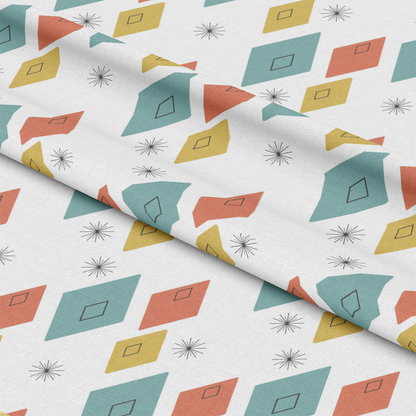 Mid-Century Modern Pattern 43 Quilting Cotton Fabric