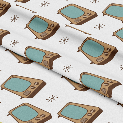 Mid-Century Modern Pattern 52 Quilting Cotton Fabric