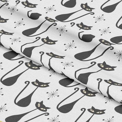 Mid-Century Modern Pattern 45 Quilting Cotton Fabric