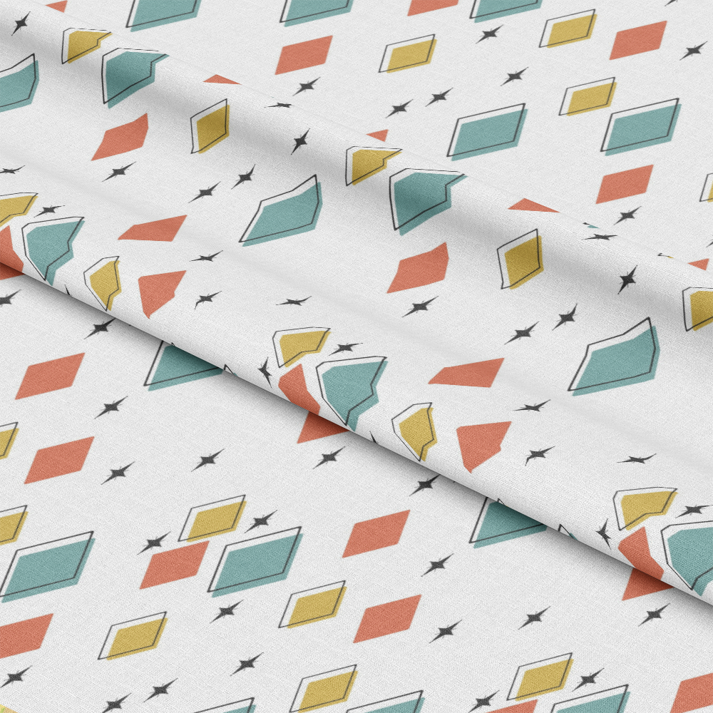 Mid-Century Modern Pattern 6 Quilting Cotton Fabric