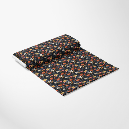 Midnight Floral Garden Pattern 8 Quilting Cotton Fabric