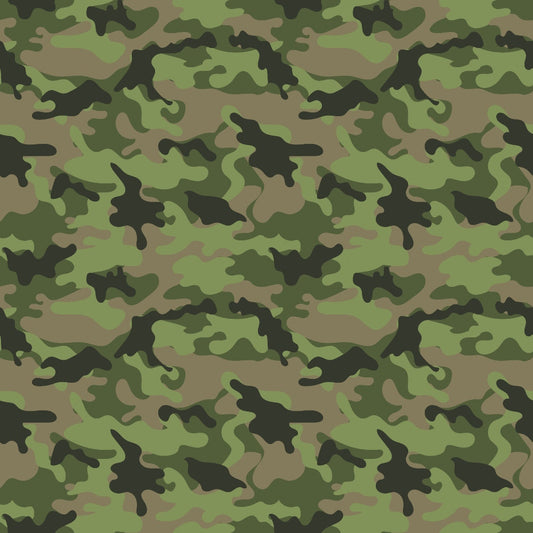 Military Camouflage Pattern 1 Quilting Cotton Fabric