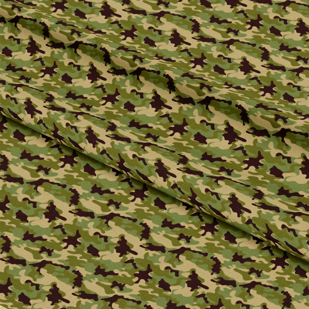 Military Camouflage Pattern 13 Quilting Cotton Fabric