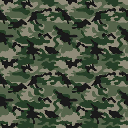 Military Camouflage Pattern 16 Quilting Cotton Fabric