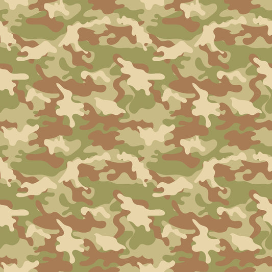 Military Camouflage Pattern 17 Quilting Cotton Fabric