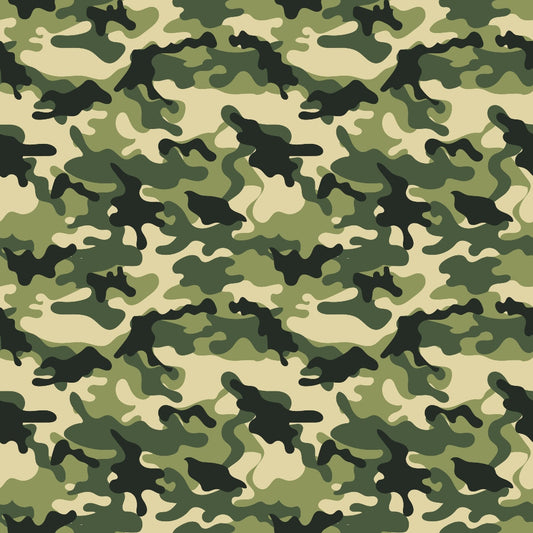 Military Camouflage Pattern 18 Quilting Cotton Fabric