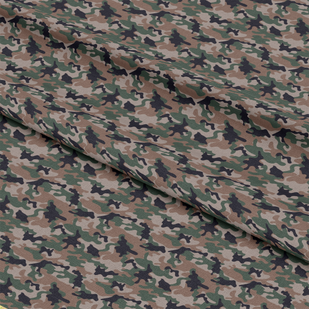 Military Camouflage Pattern 19 Quilting Cotton Fabric