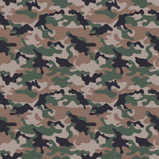 Military Camouflage Pattern 19 Quilting Cotton Fabric