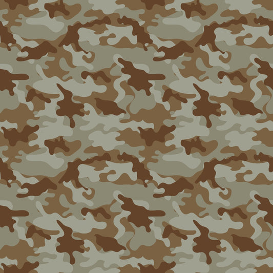 Military Camouflage Pattern 4 Quilting Cotton Fabric