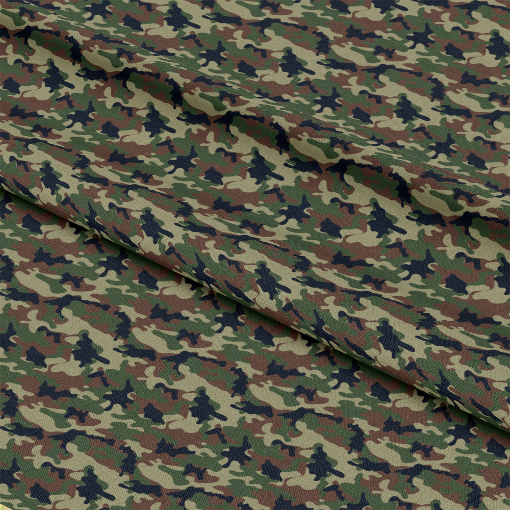 Military Camouflage Pattern 7 Quilting Cotton Fabric