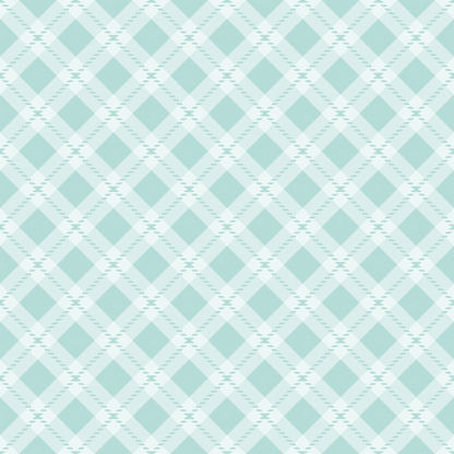 Seafoam Gingham Pattern 14 Minky Fabric