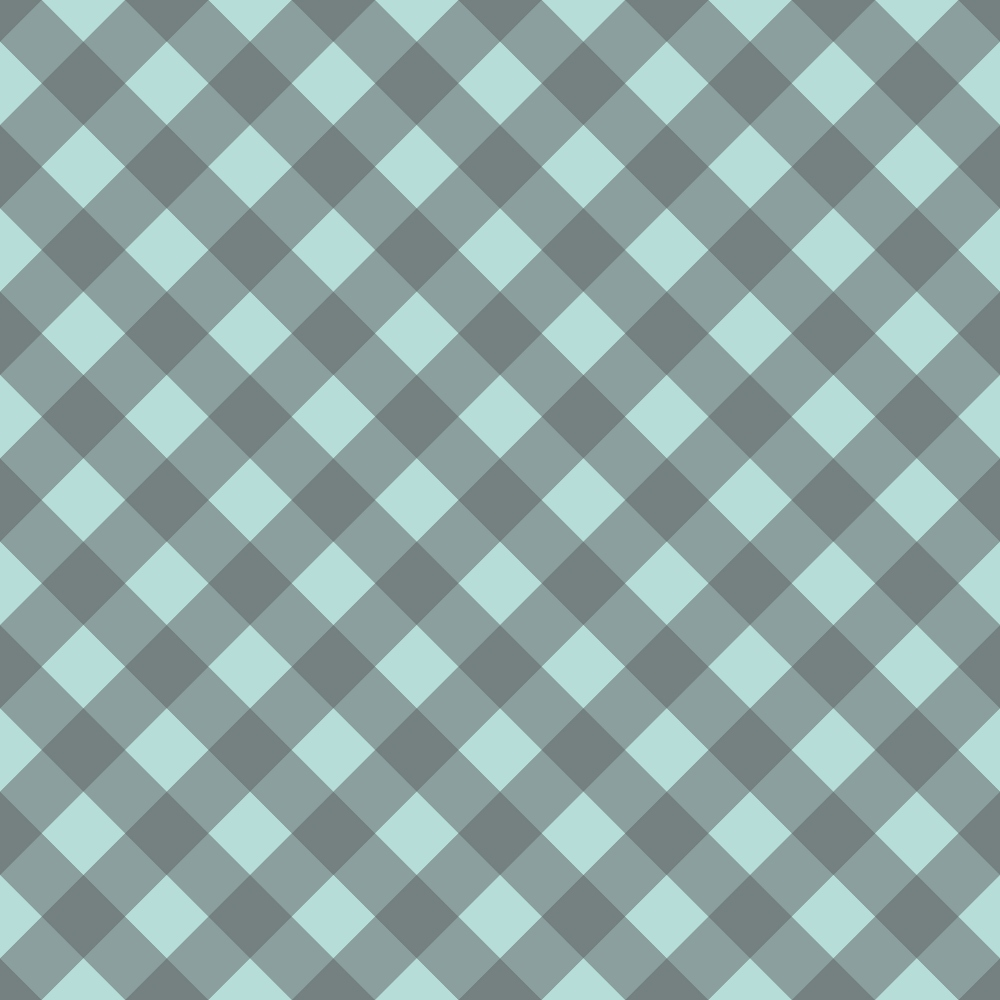 Seafoam Gingham Pattern 7 Minky Fabric