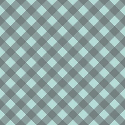 Seafoam Gingham Pattern 7 Minky Fabric