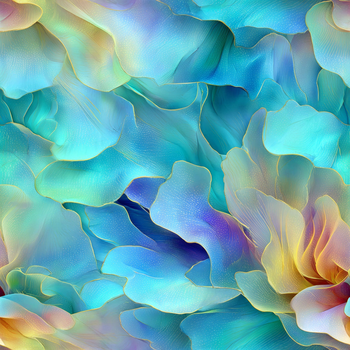 Opaline Petals Pattern 2 Minky Fabric